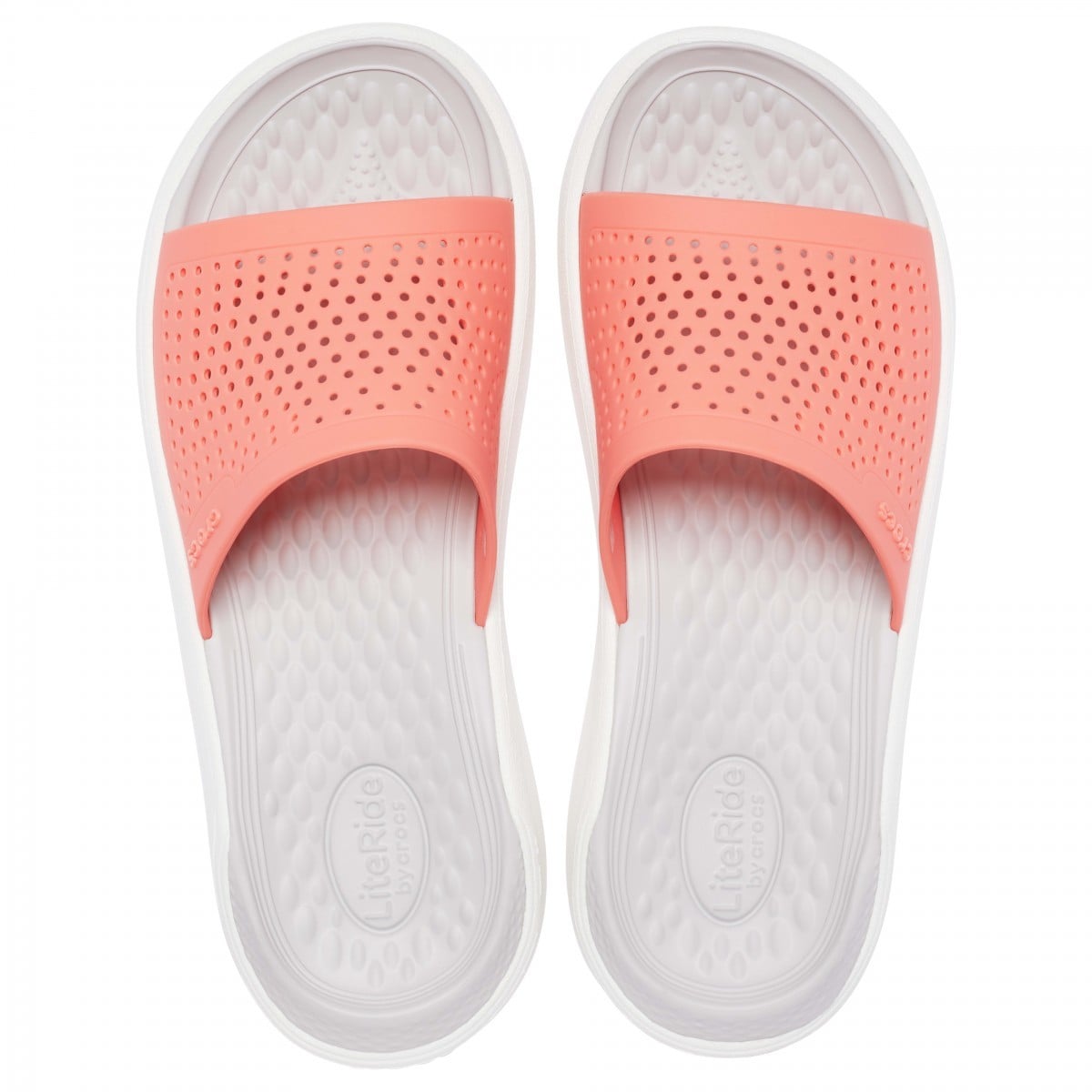 Papuci Crocs LiteRide Slide Roz - Fresco - poza 3