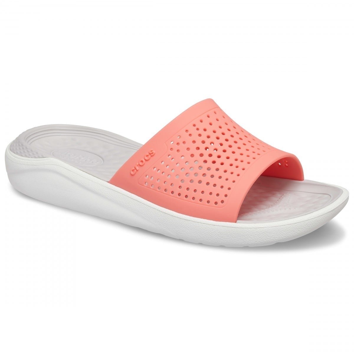 Papuci Crocs LiteRide Slide Roz - Fresco - poza 2