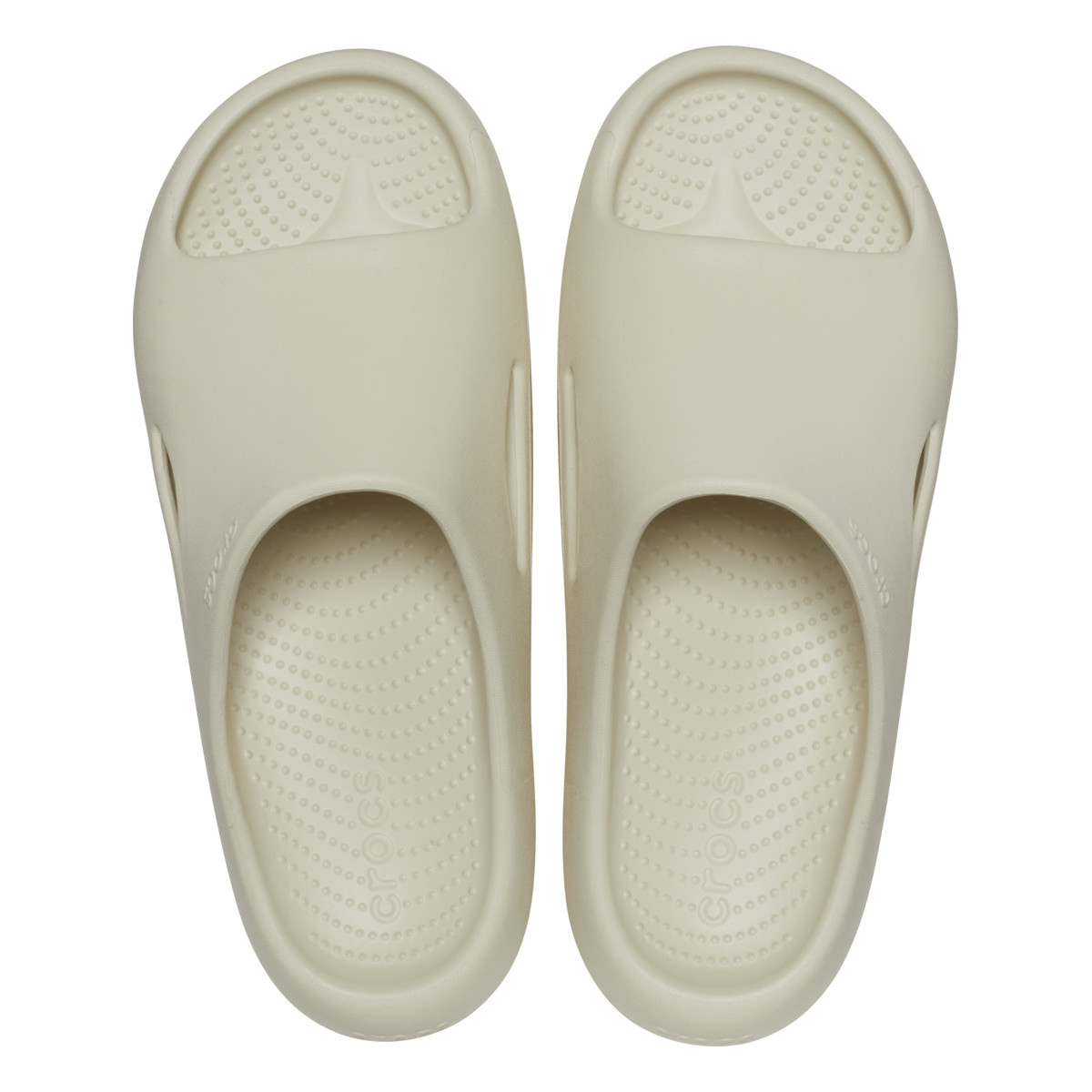 Papuci Crocs Mellow Slide Bej - Bone - poza 5