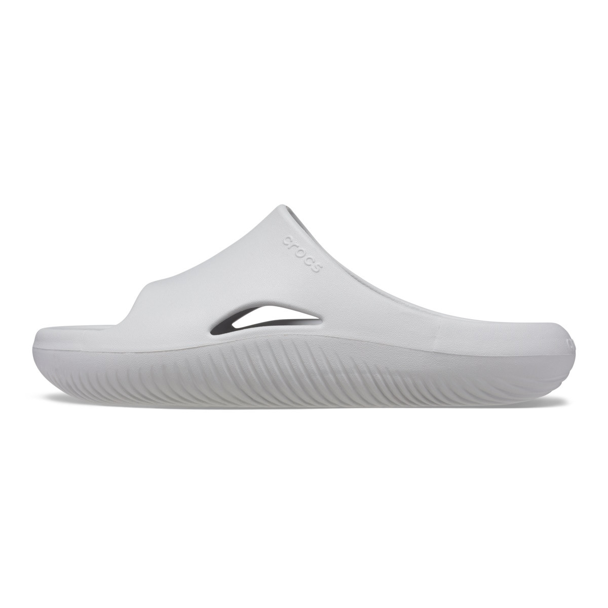 Papuci Crocs Mellow Slide Gri - Atmosphere - poza 3