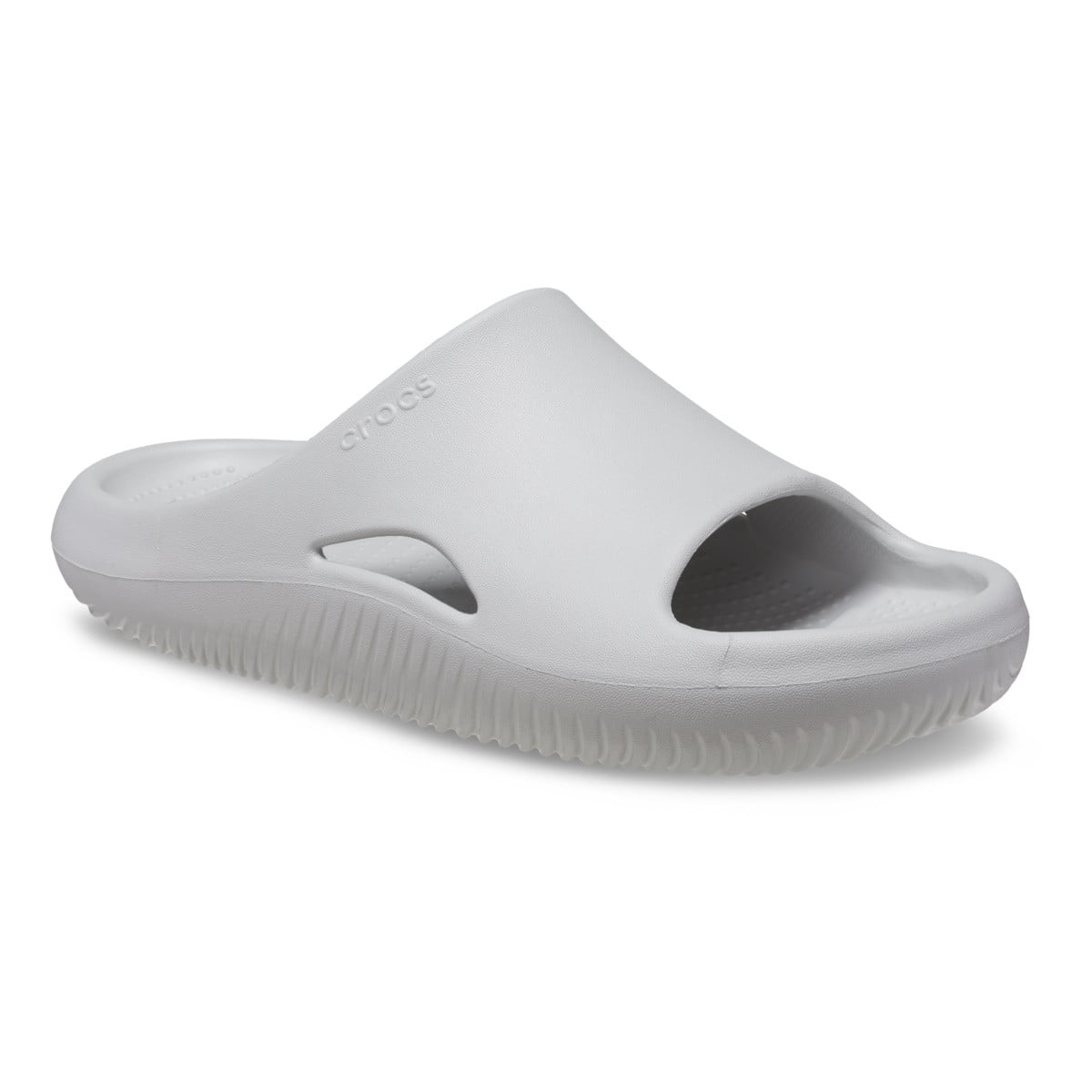 Papuci Crocs Mellow Slide Gri - Atmosphere - poza 2