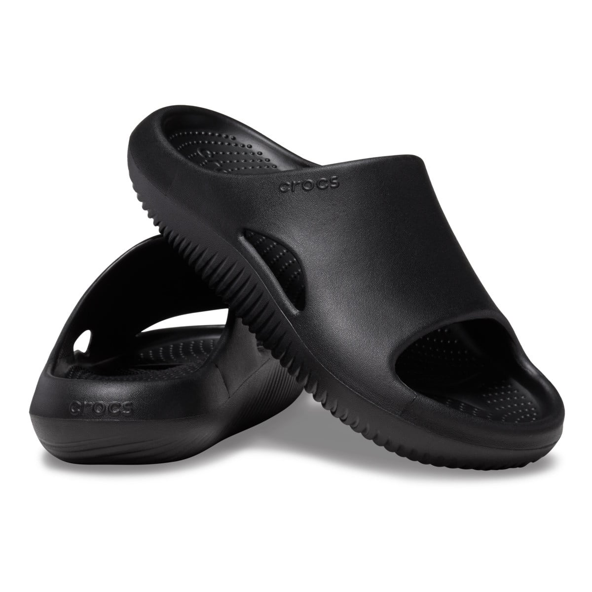 Papuci Crocs Mellow Slide Negru - Black - poza 4