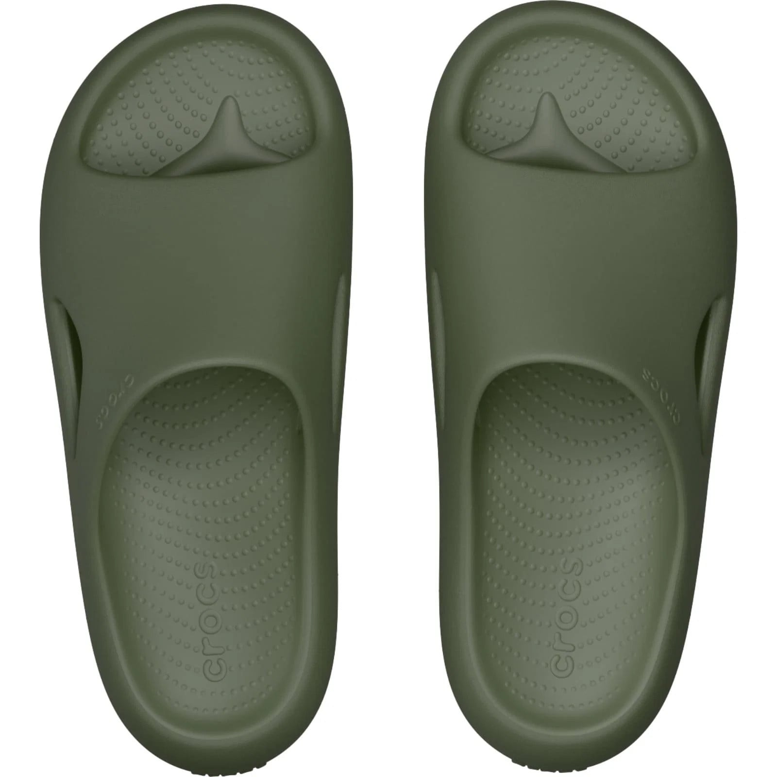 Papuci Crocs Mellow Slide Verde - Army Green - poza 4