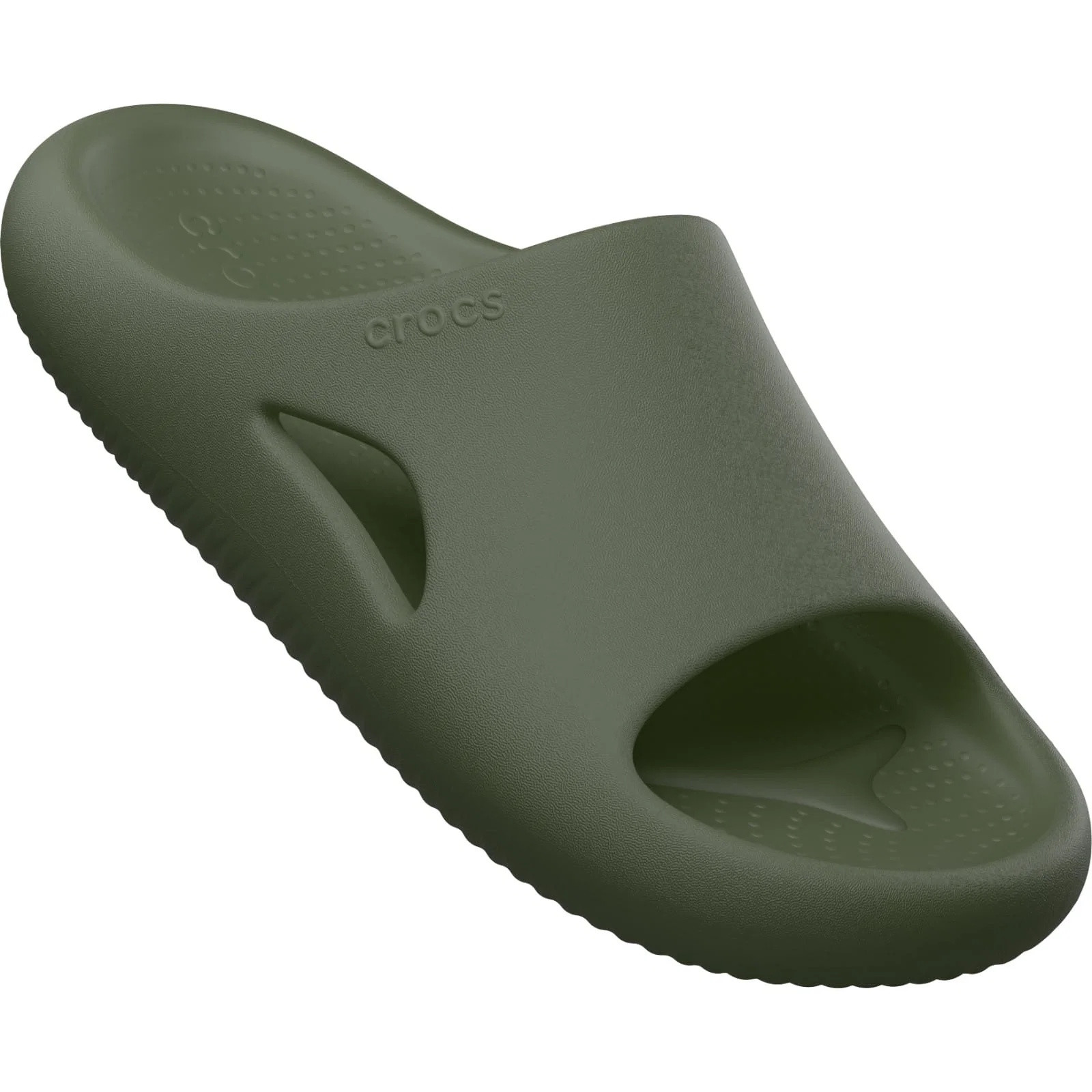 Papuci Crocs Mellow Slide Verde - Army Green - poza 2