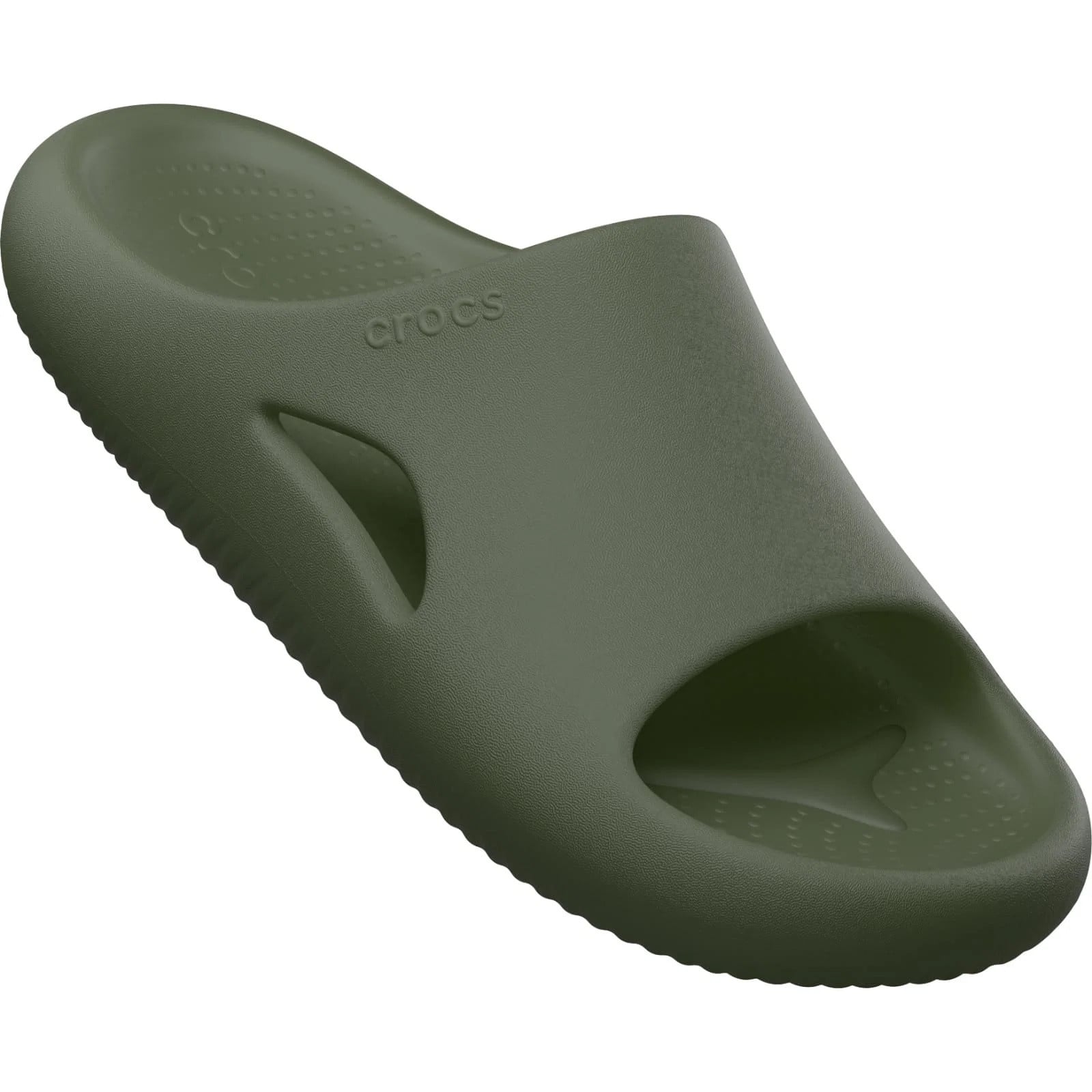 Papuci Crocs Mellow Slide Verde - Army Green - poza 2