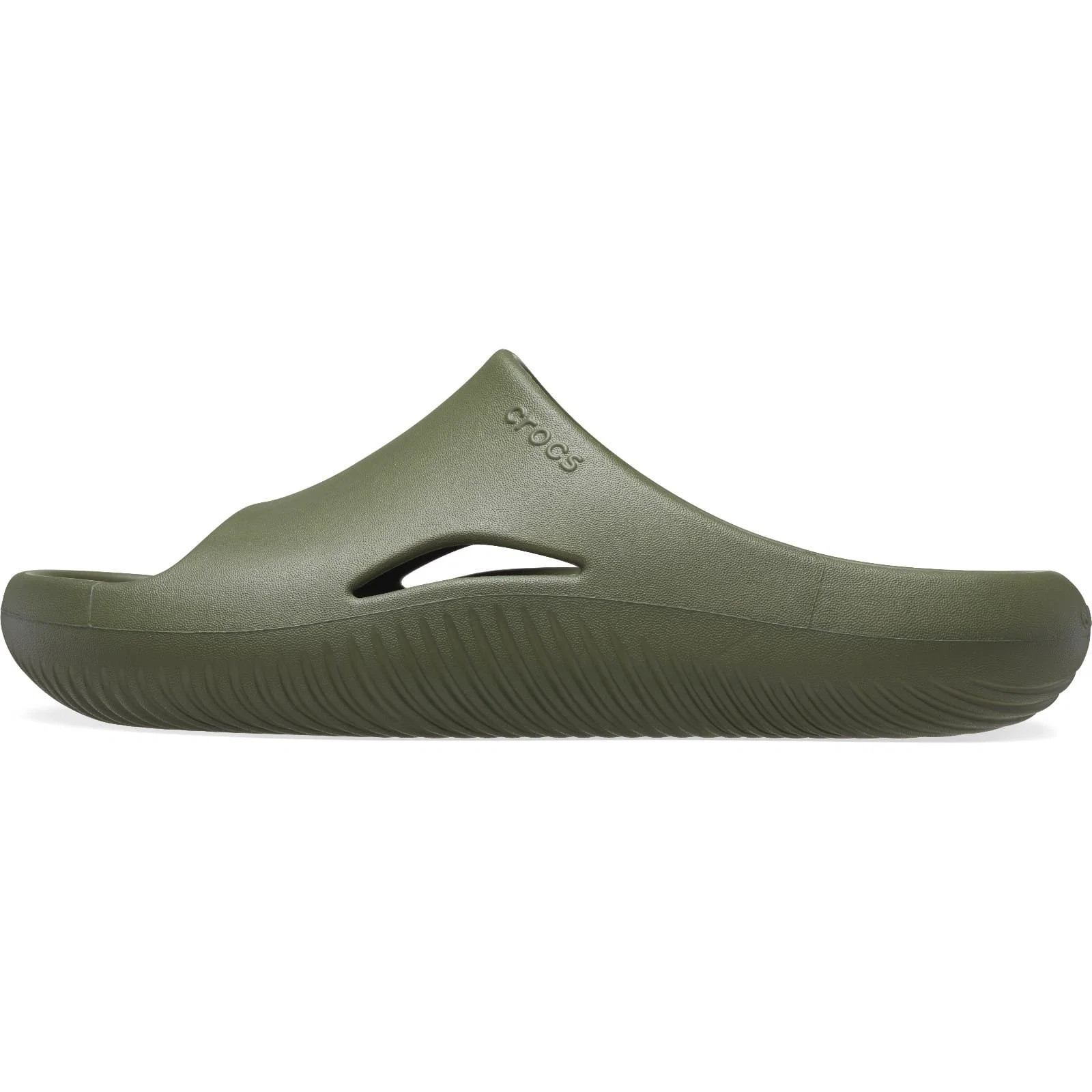 Papuci Crocs Mellow Slide Verde - Army Green - poza 3