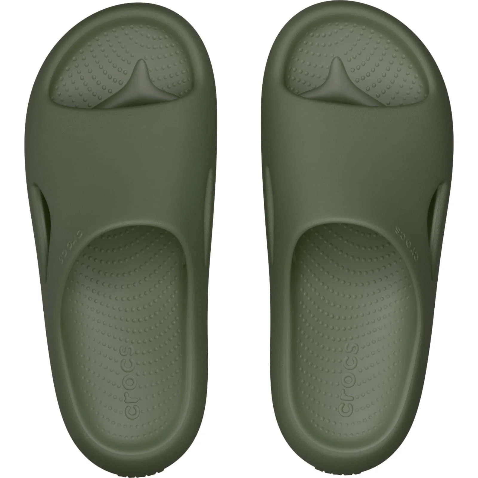 Papuci Crocs Mellow Slide Verde - Army Green - poza 4