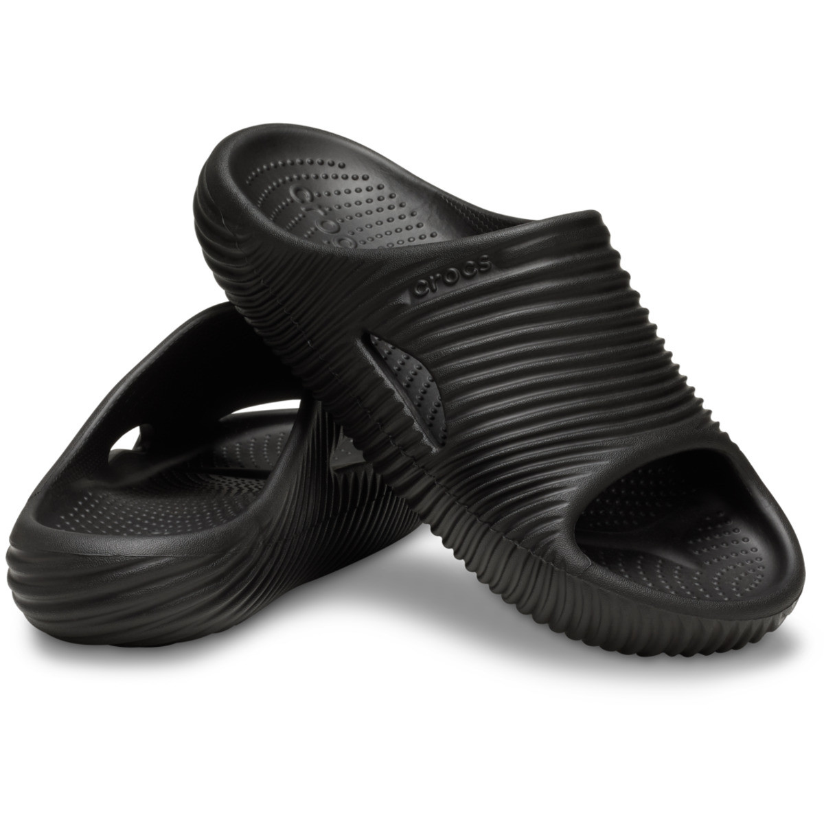 Papuci Crocs Mellow Tide Recovery Slide Negru - Black - poza 4