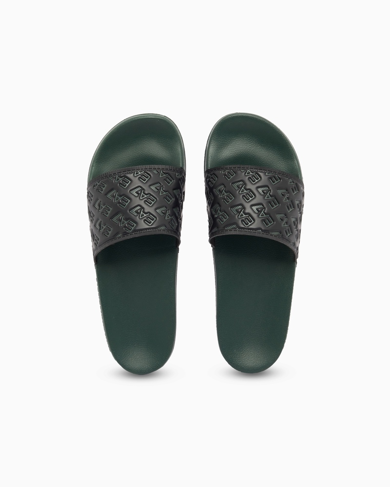 Papuci EA7 WATER SPORTS ALL OVER SLIPPER U - poza 4
