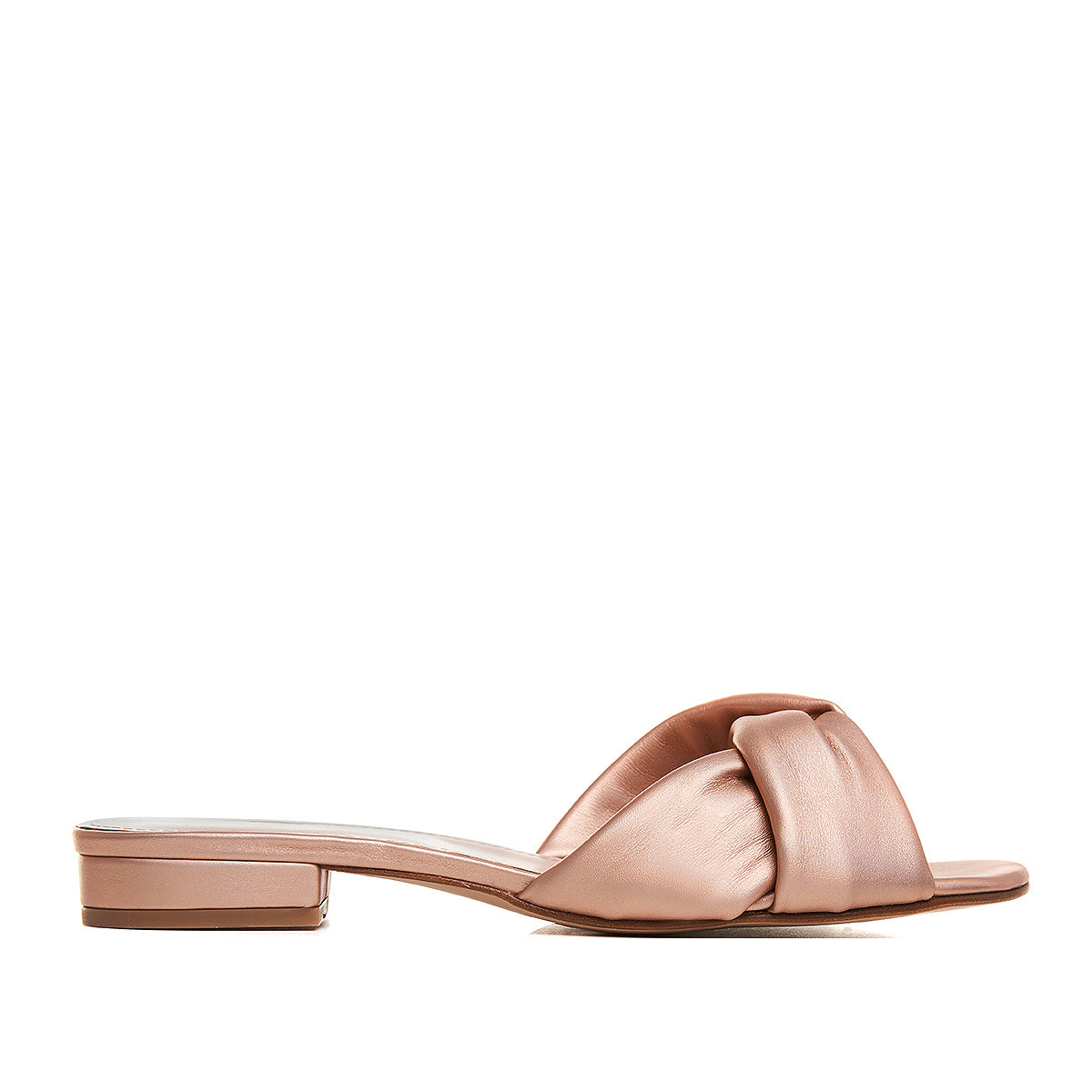 Papuci Emily Piele Naturala, Auriu-Rose - 39 / 8cm