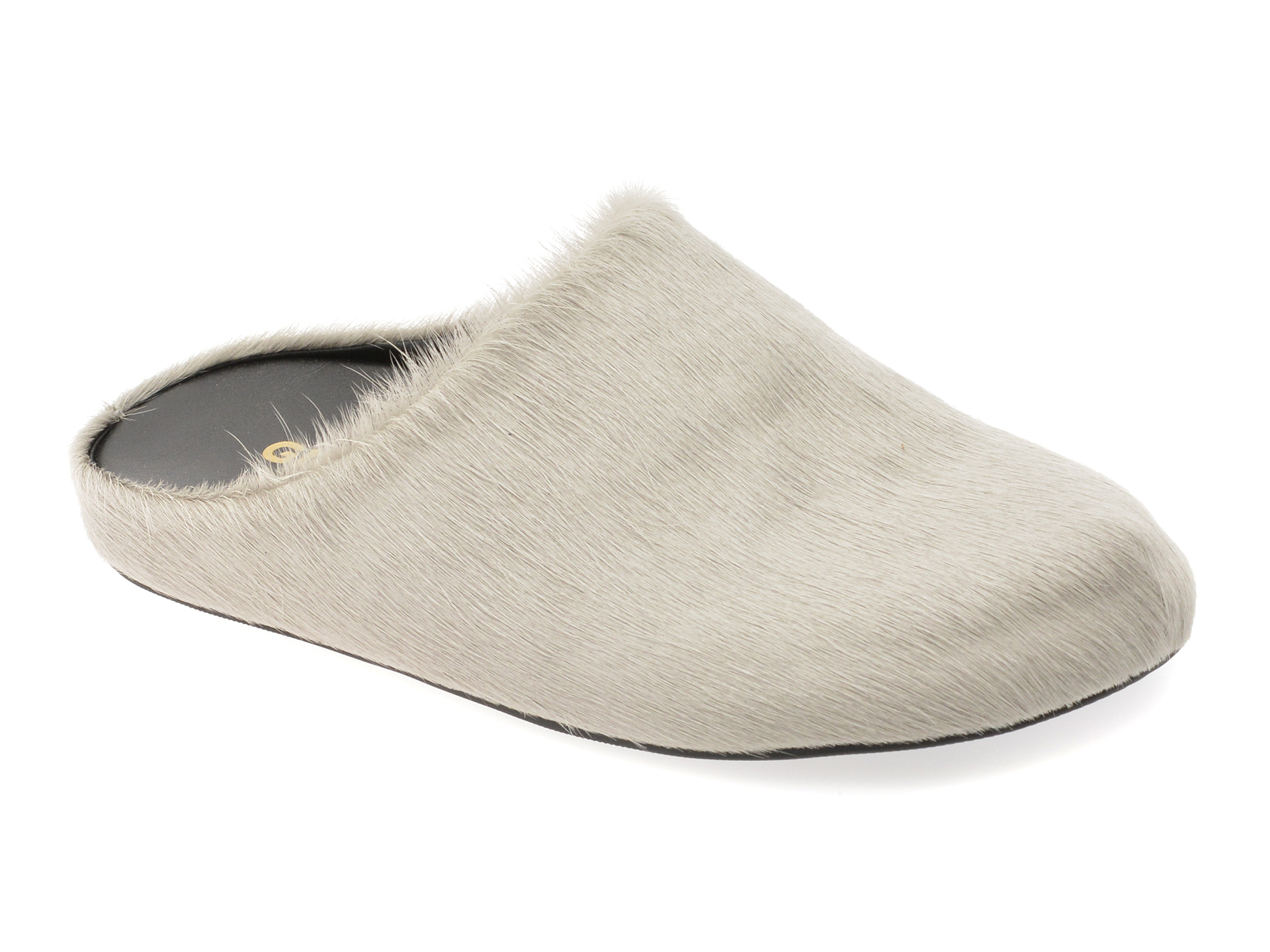 Papuci GRYXX gri, L029, din piele naturala
