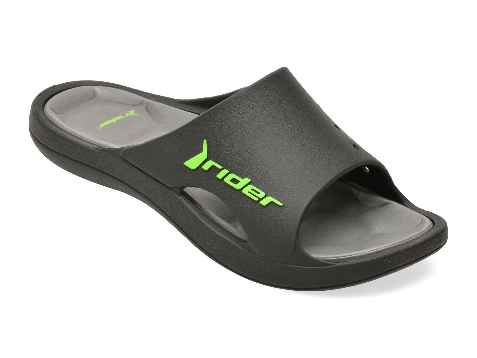Papuci RIDER negri, 8363235, din pvc