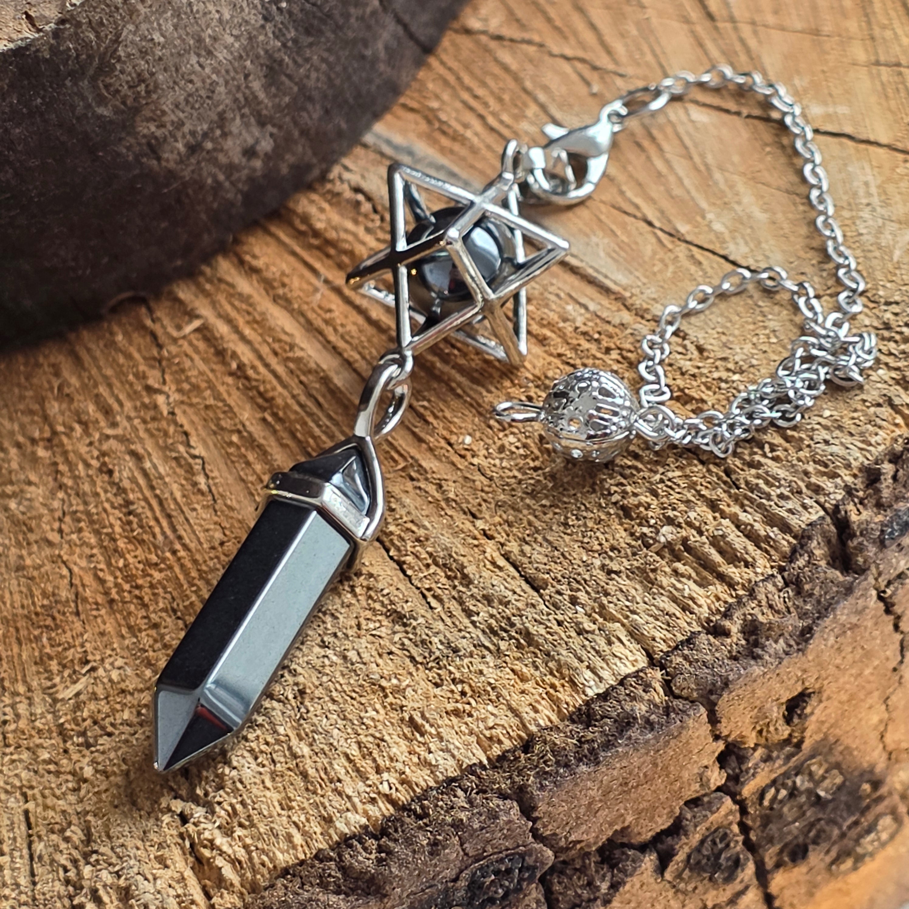 Pendul hematit | Merkaba