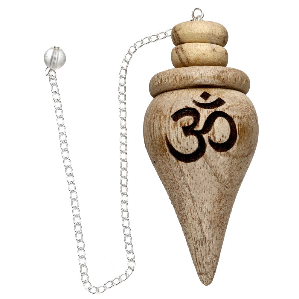Pendul Karnak din lemn – Om, 7 cm