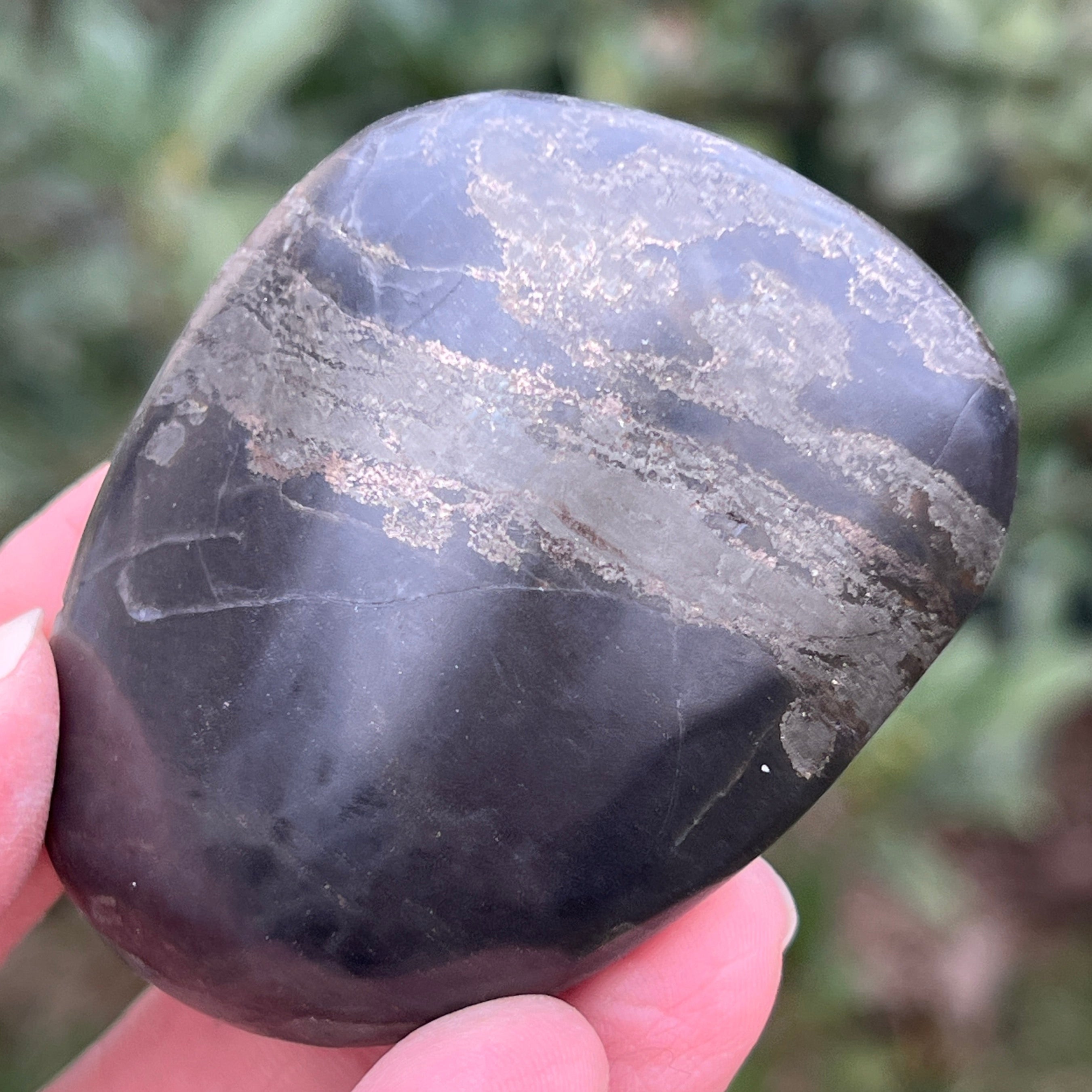 Piatra Pharaoh - bazalt cu pirita din Zimbabwe model 1