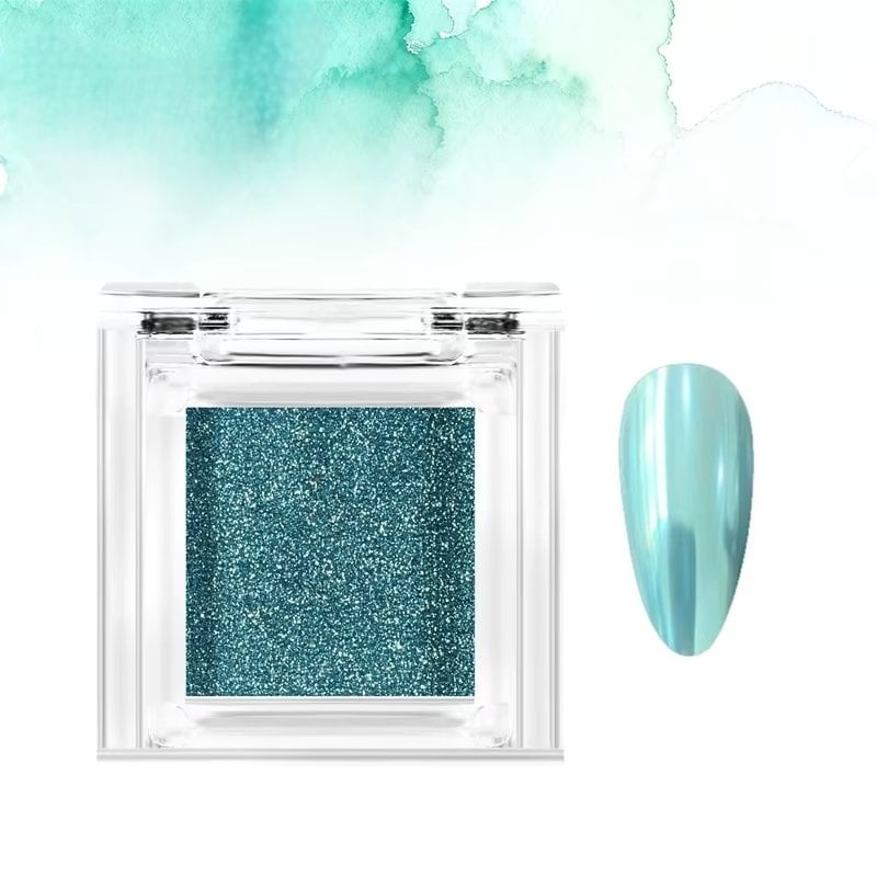Pigment unghii mirror Marquise, PIGM08, Albastru deschis - poza 1