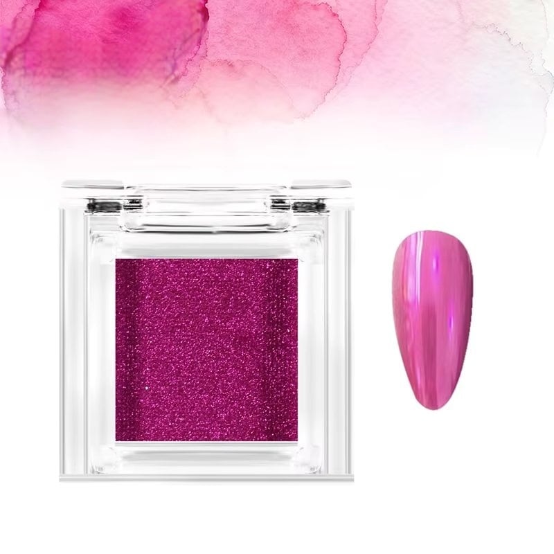 Pigment unghii mirror Marquise, PIGM10, Roz - poza 1