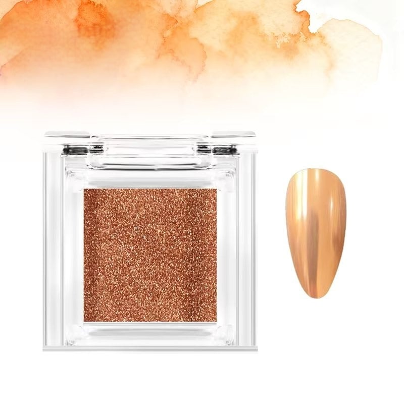 Pigment unghii mirror Marquise, PIGM12, Portocaliu