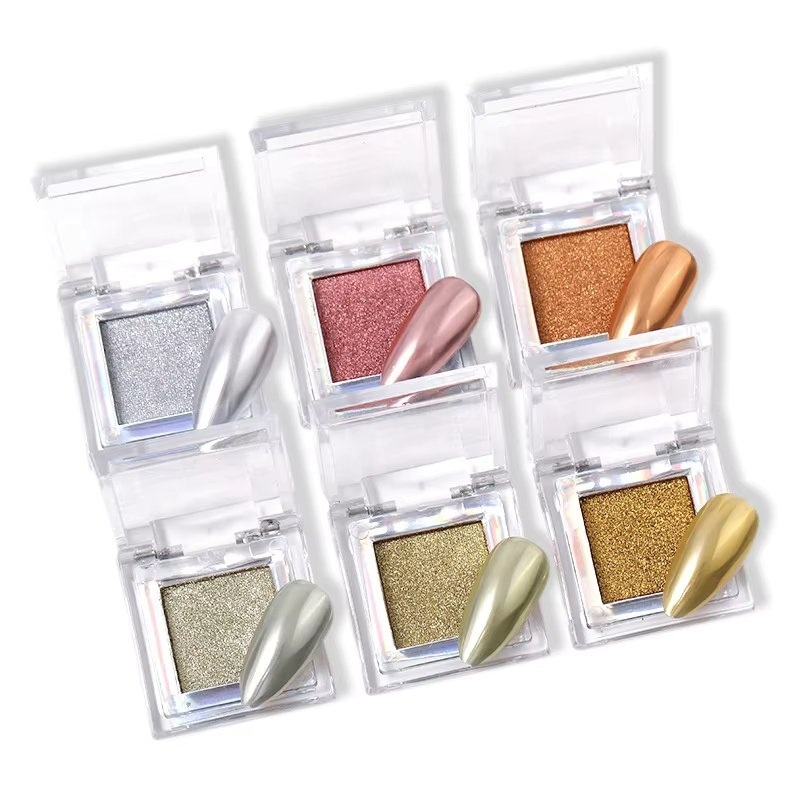 Pigment unghii mirror Marquise, PIGM14, Bej - poza 2