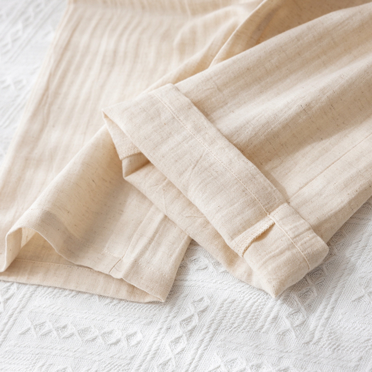 Pijama dama "Pure Comfort" din doua piese, PJ018, Bej - poza 5