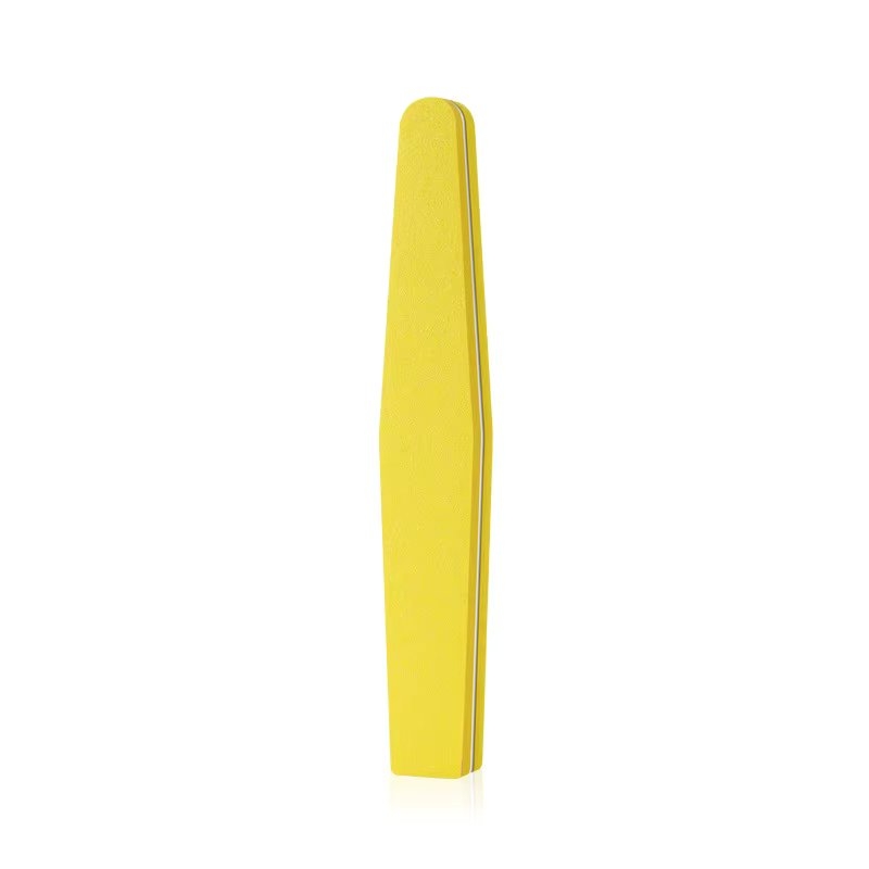 Pila buffer unghii Marquise, BUFF09, Galben, granulatie 100/180