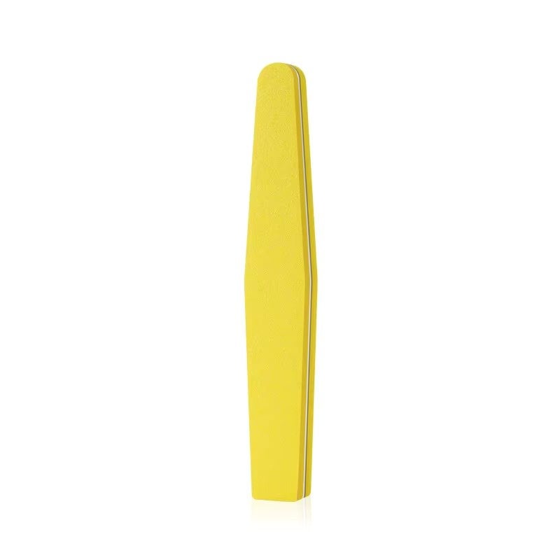 Pila buffer unghii Marquise, BUFF09, Galben, granulatie 100/180 - poza 1