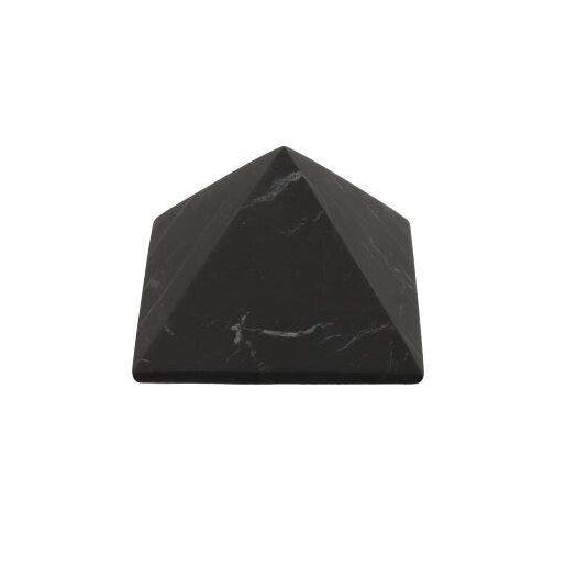 Piramida shungit nepolisat 5 x 5 cm