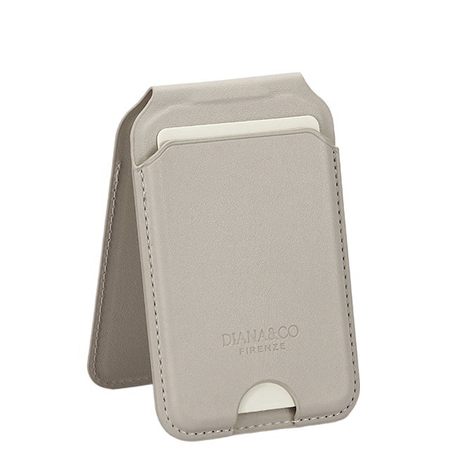 Port card bej cu blocare RFID, Suport ajustabil si Oglinda