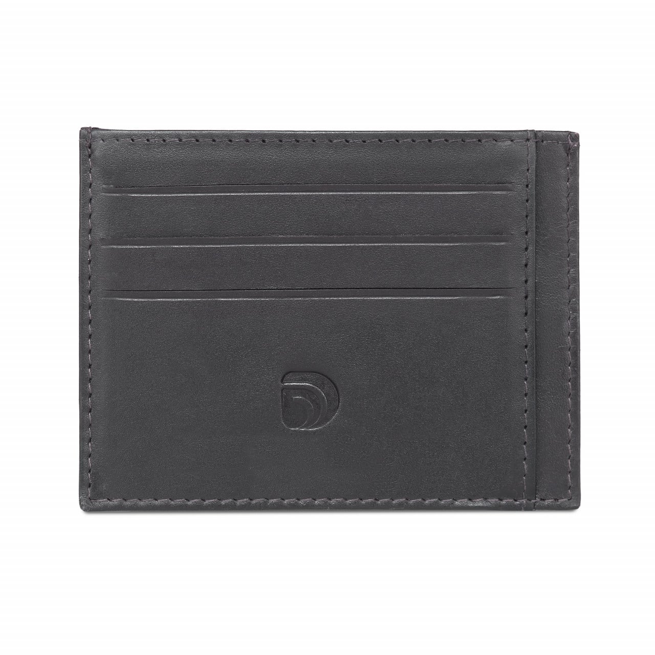 Port card unisex Delis, Achim PT1195, piele naturala, Negru - poza 1
