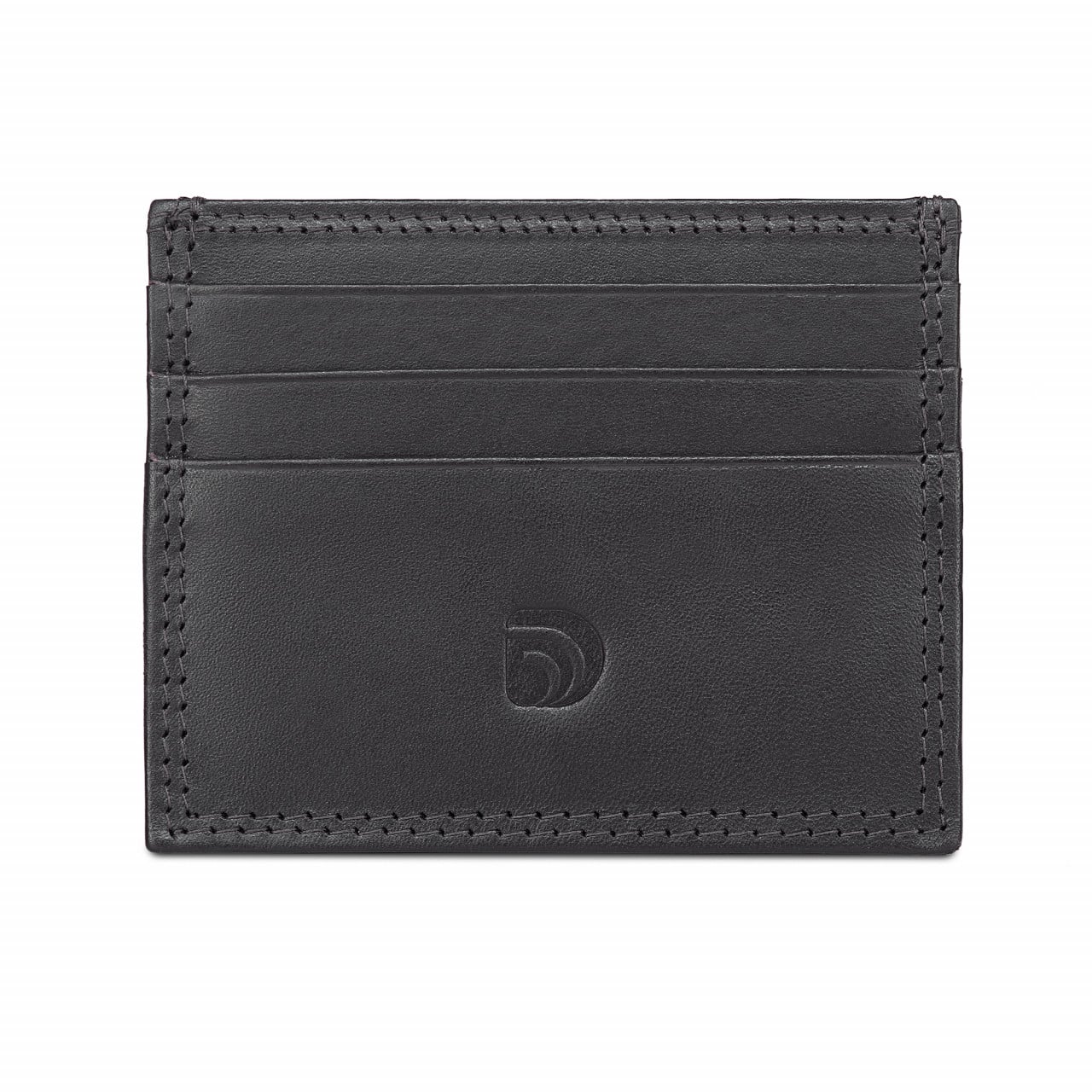 Port card unisex Delis, Milan PT1197, piele naturala, Negru - poza 1