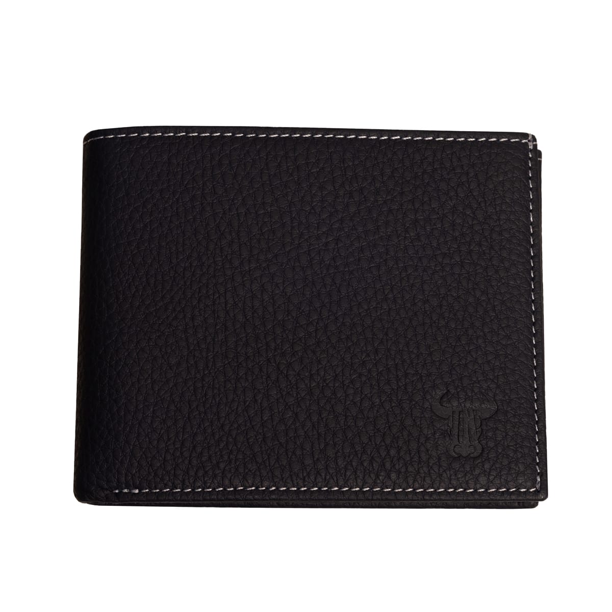 Portofel barbati din piele naturala bleumarin Eyelet