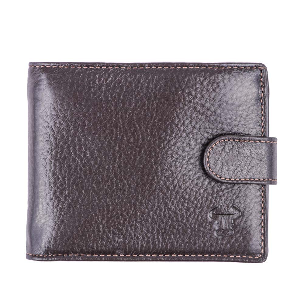 Portofel barbati din piele naturala maro Leather Touch