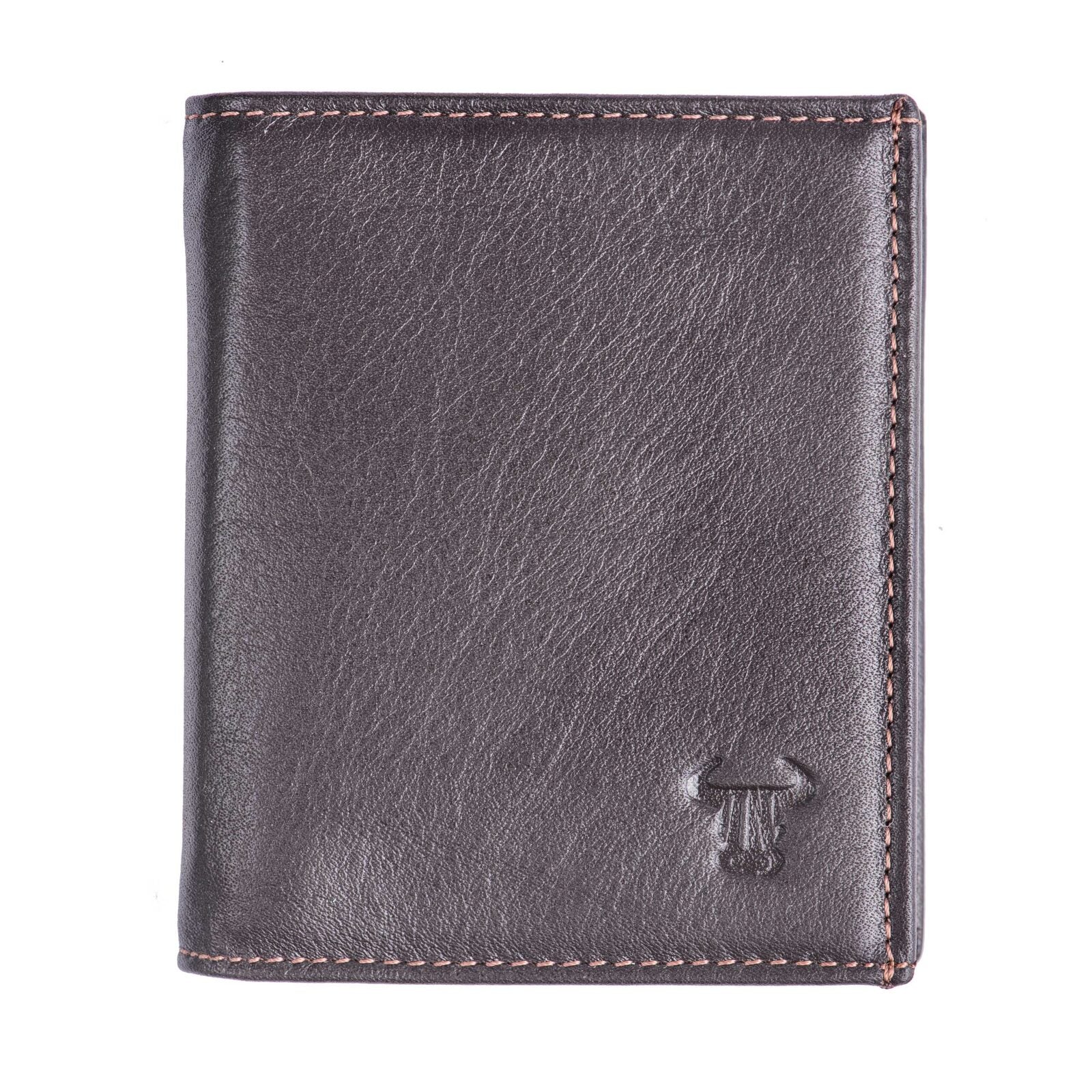 Portofel barbati din piele naturala maro Pocket Leather