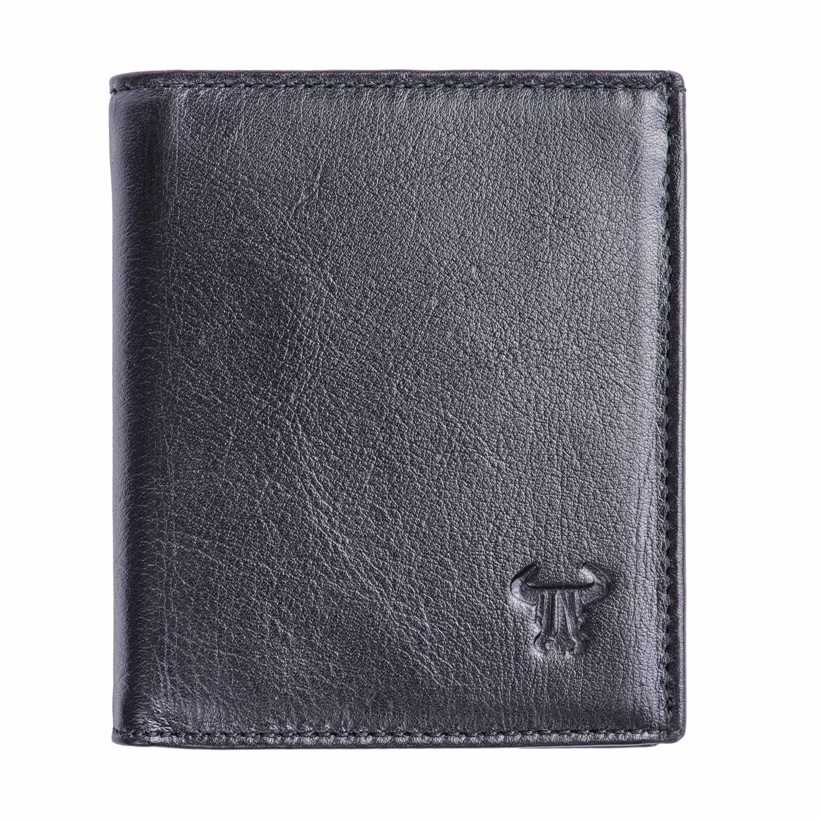 Portofel barbati din piele naturala negru Pocket Leather