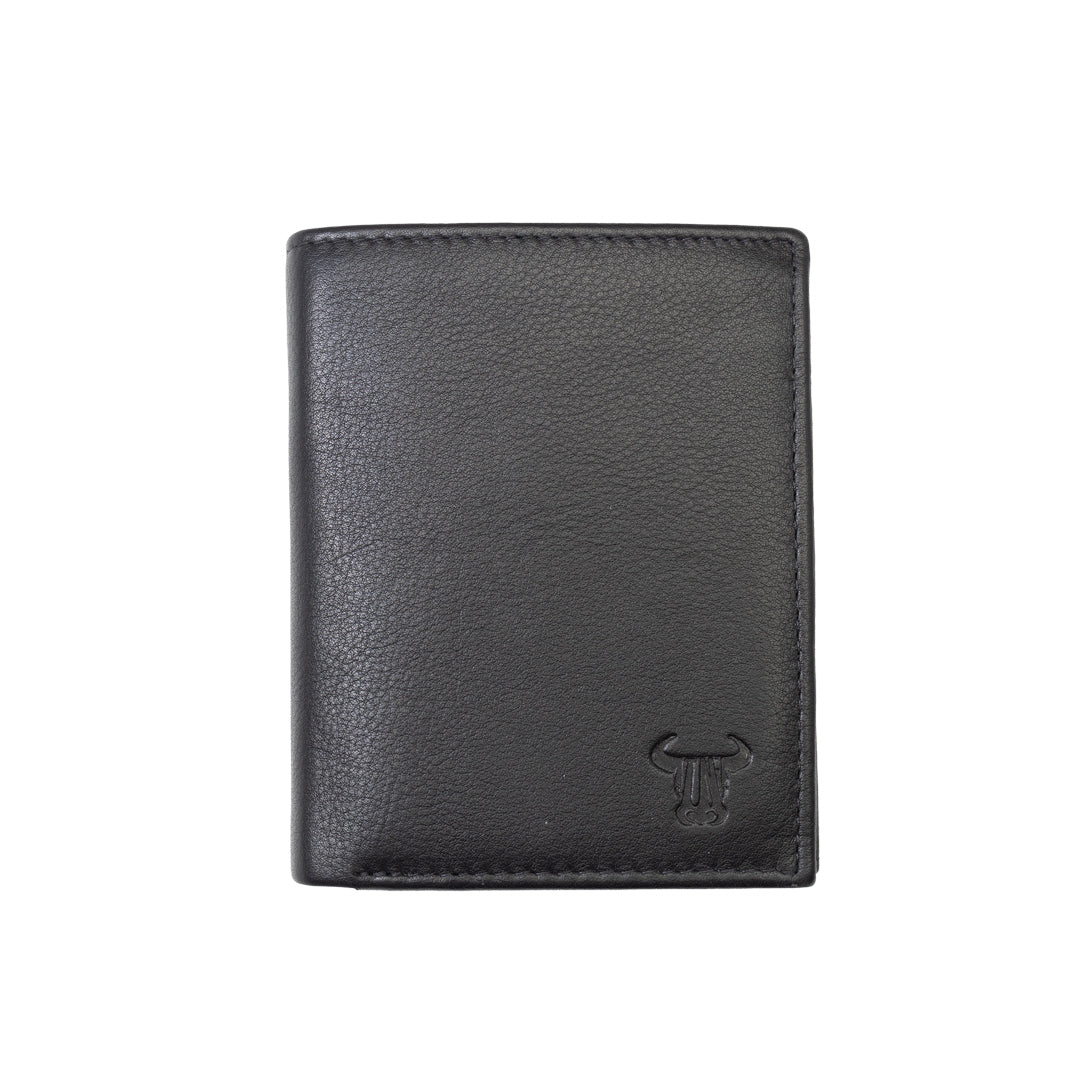 Portofel barbati din piele naturala negru Ryan,protectie RFID - Black