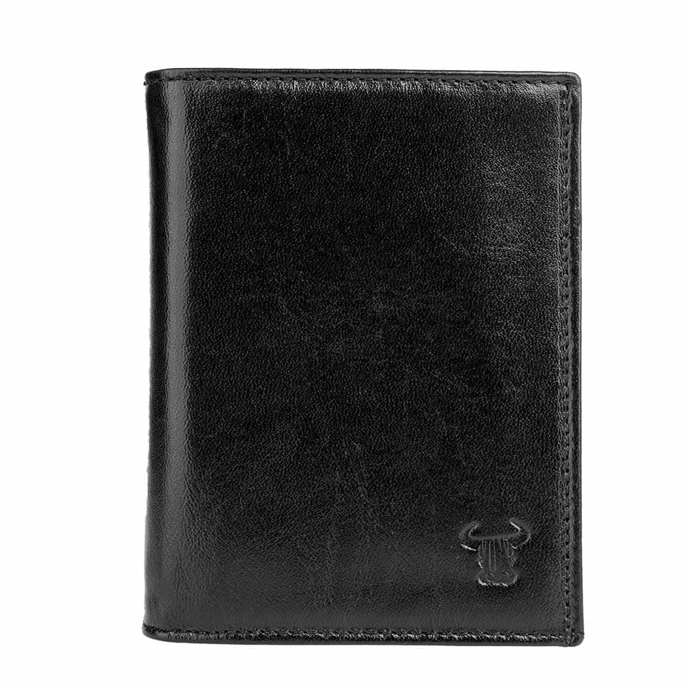 Portofel barbati din piele naturala negru Token Tall