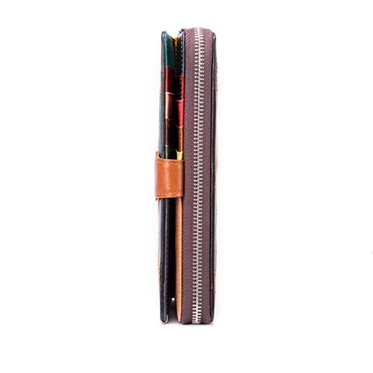 Portofel dama, Bertha PT1156, piele naturala, model multicolor - poza 5