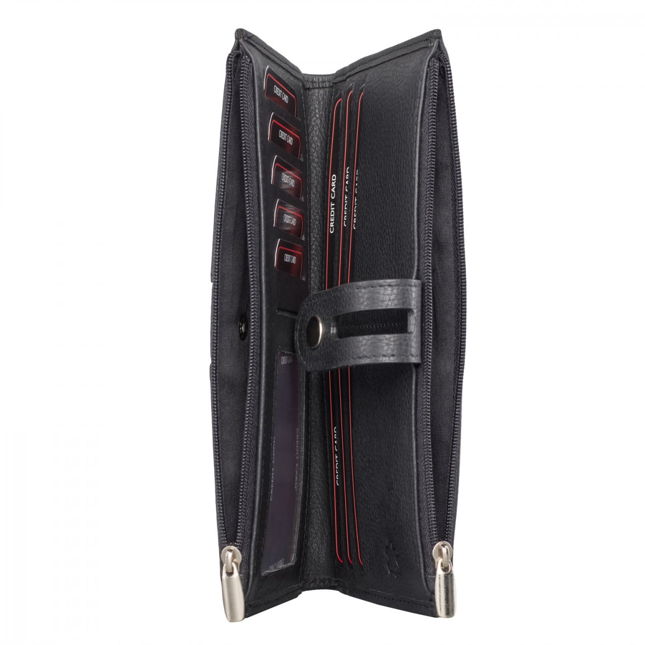 Portofel dama Delis, Milada PT1225, piele naturala, Negru - poza 2