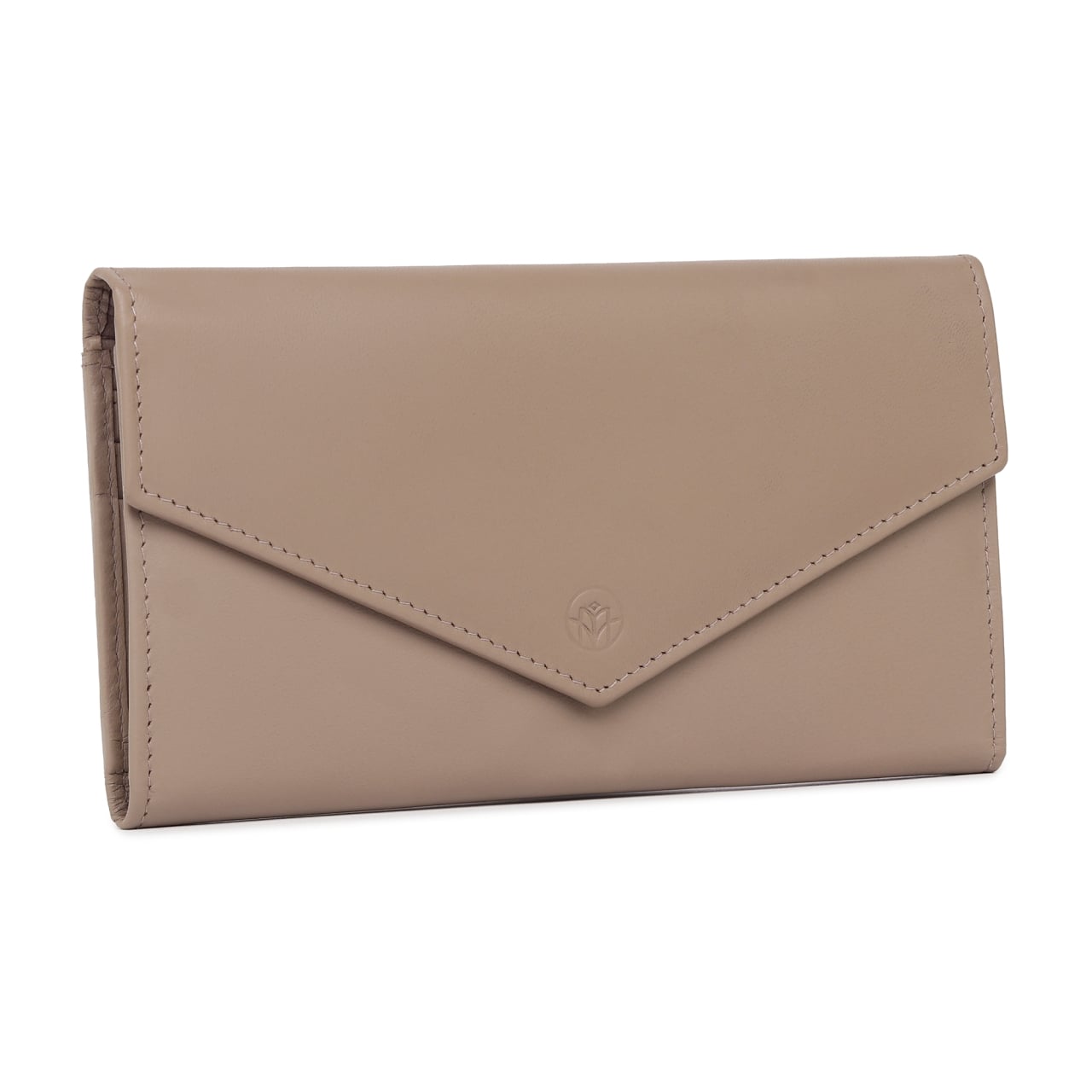 Portofel dama Marquise, Zendaya PT1452, piele naturala, Crem - poza 1