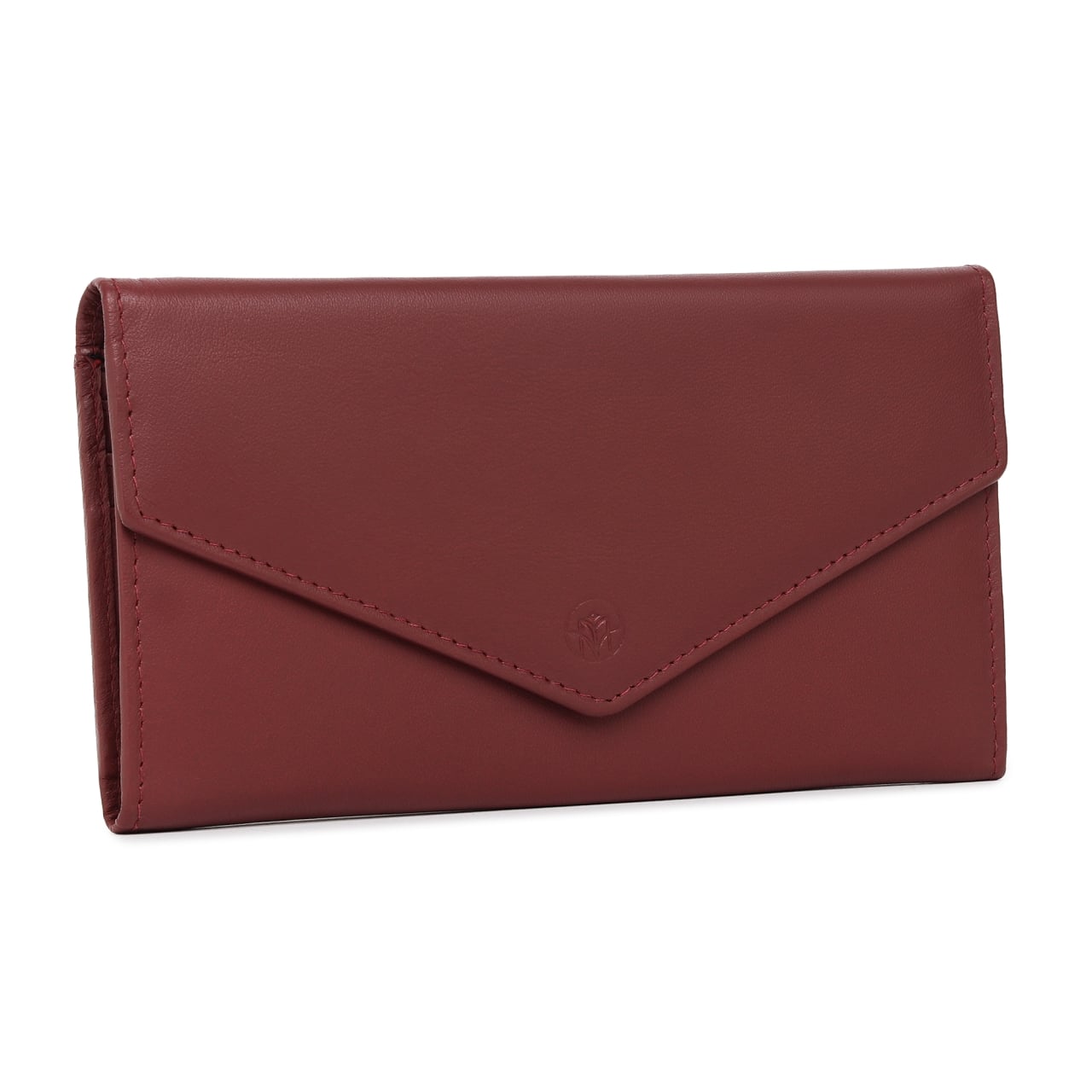 Portofel dama Marquise, Zendaya PT1453, piele naturala, Bordo - poza 1