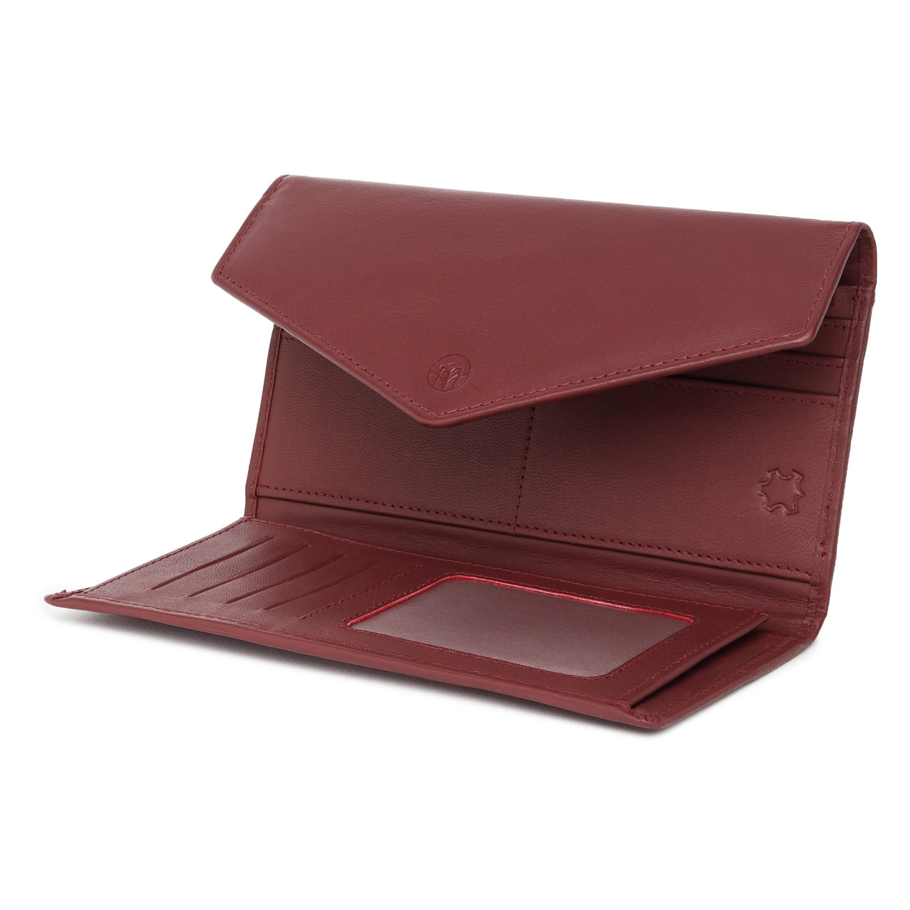 Portofel dama Marquise, Zendaya PT1453, piele naturala, Bordo - poza 4
