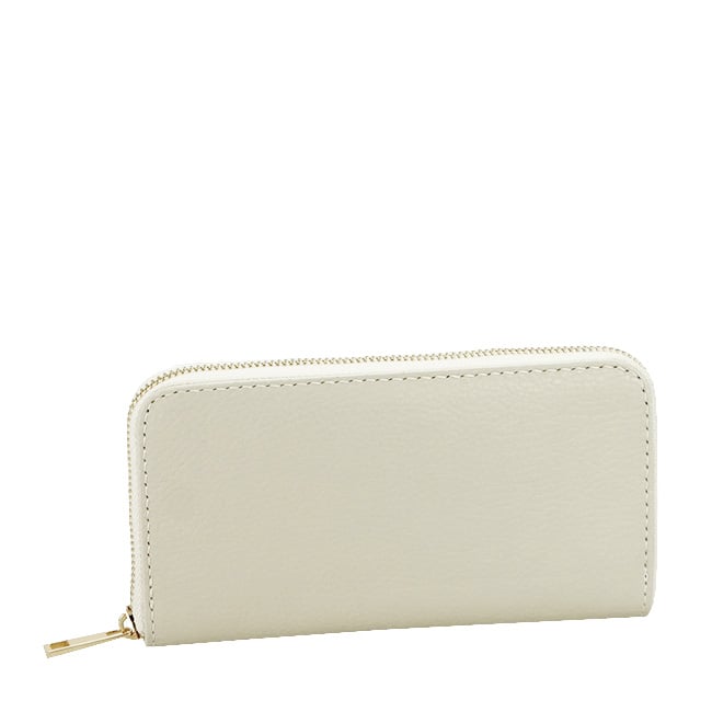 Portofel din piele naturala 8954 07 Crem