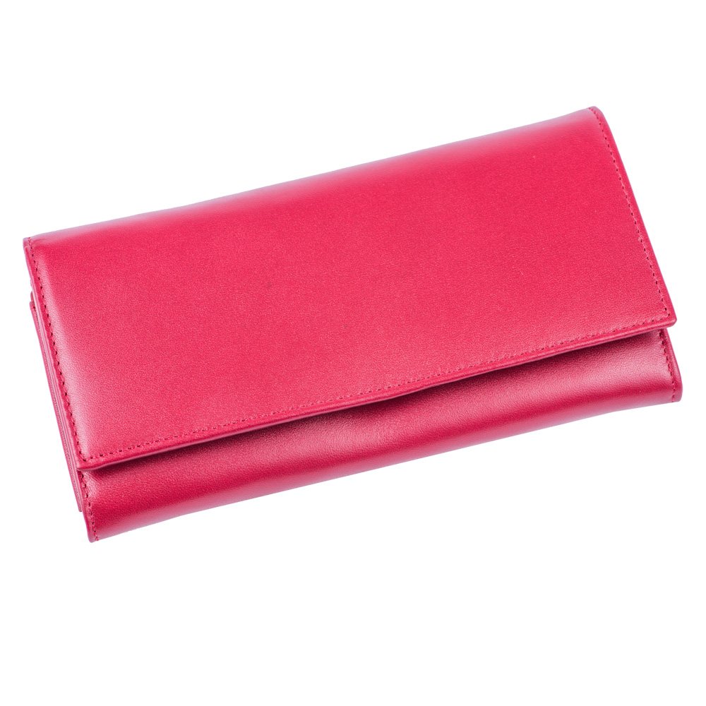 Portofel femei din piele naturala rosu Velvet Glam