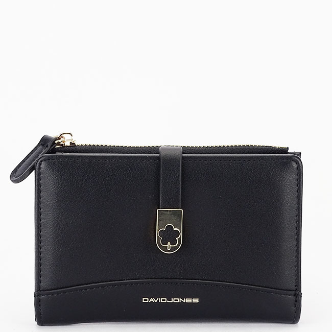 Portofel negru David Jones Paris P140-003H 07