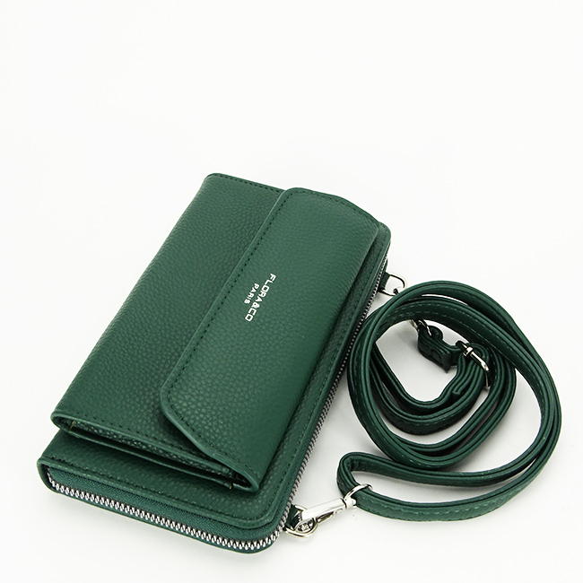 Portofel si port telefon H6017 07 Verde inchis