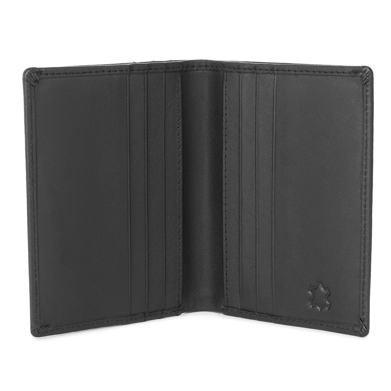 Portofel unisex Ronno, Anghel PT1443, piele naturala, Negru - poza 3