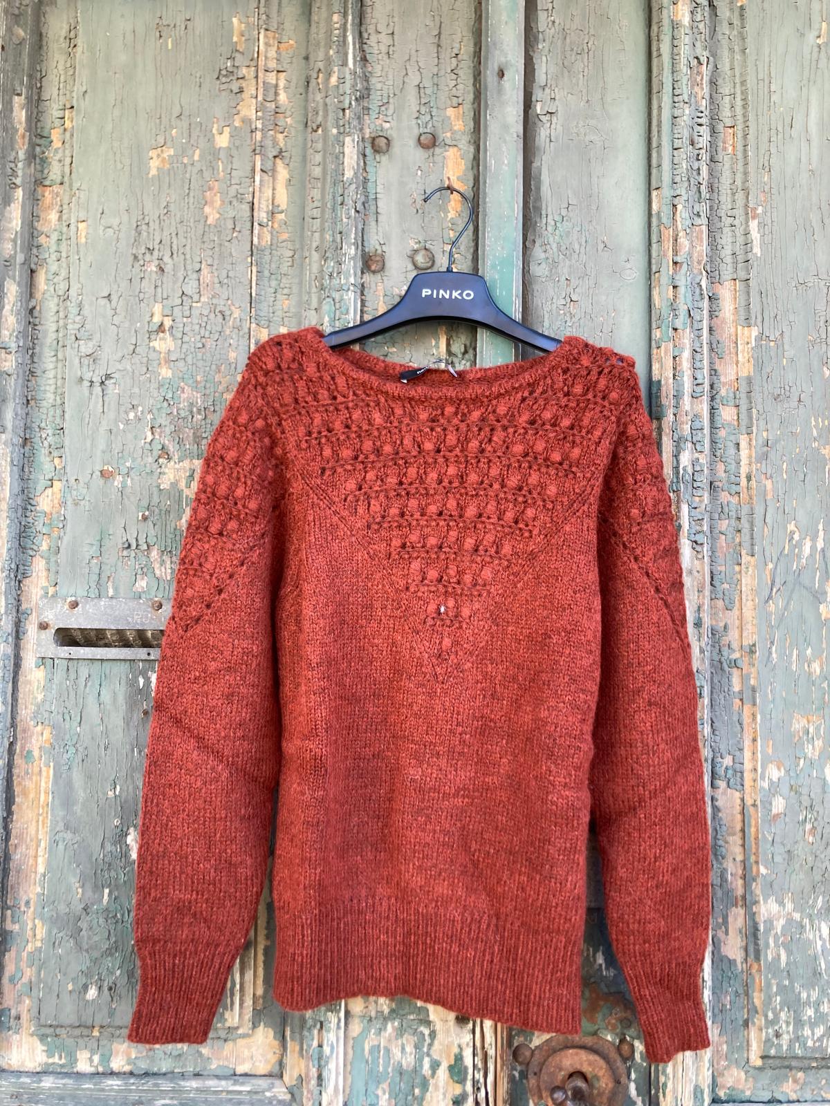 Pulover Alpaca Alina - Cărămiziu - 38-40 EU