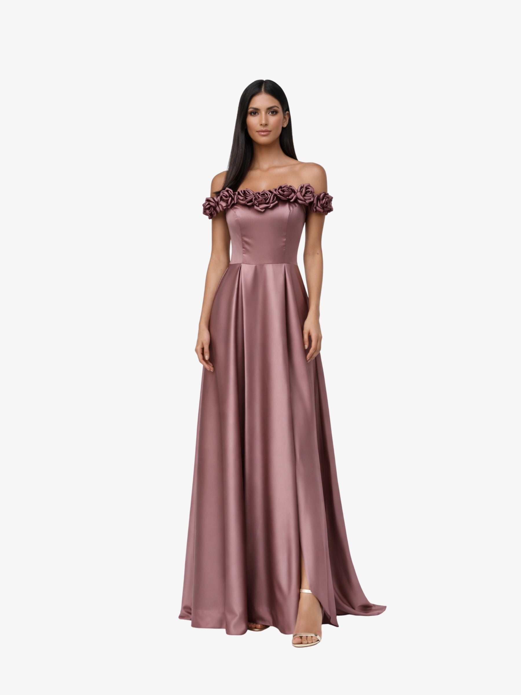 Rochie Eleganta “Drya”, Roz - L
