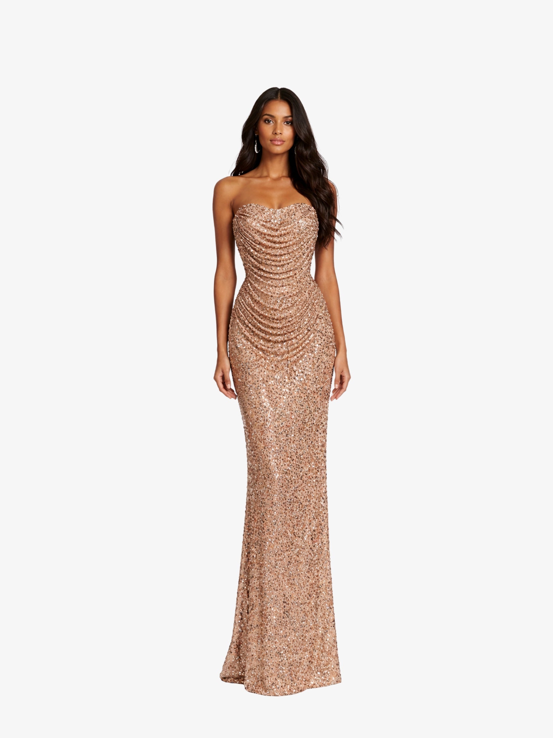 Rochie Eleganta “Flonda”, Auriu - XL