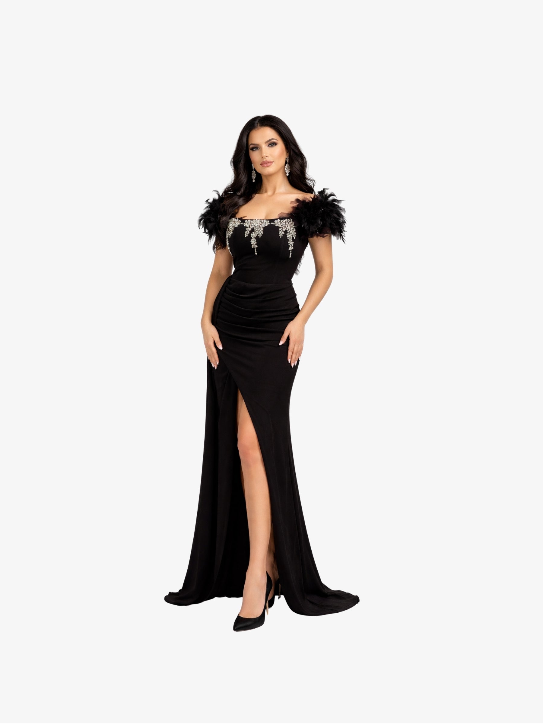 Rochie Eleganta "Marimar" , Negru - M